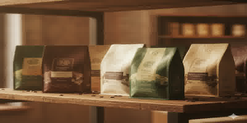 Coffee beans from Lincang region