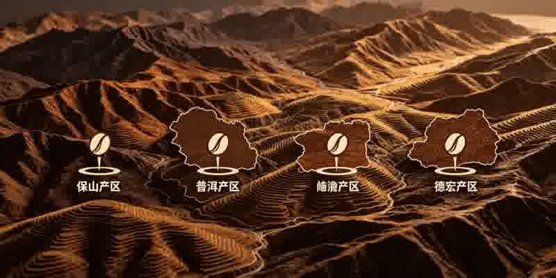 Yunnan coffee region map and guide
